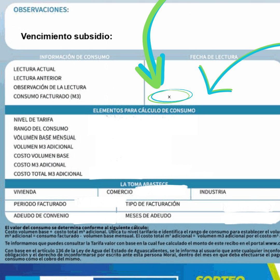 Detalle del consumo